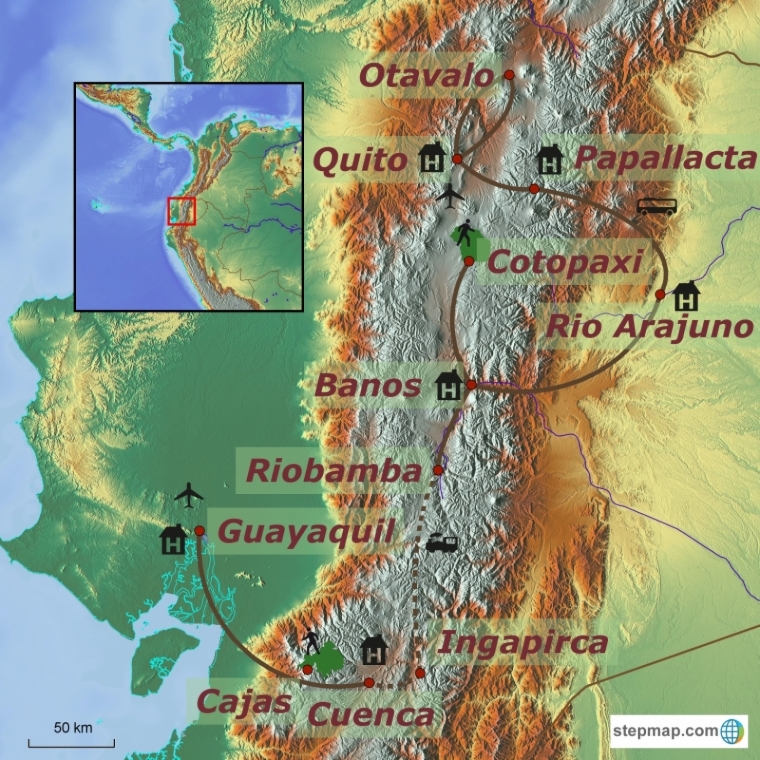 Ecuador - kultuuri- ja loodusreis