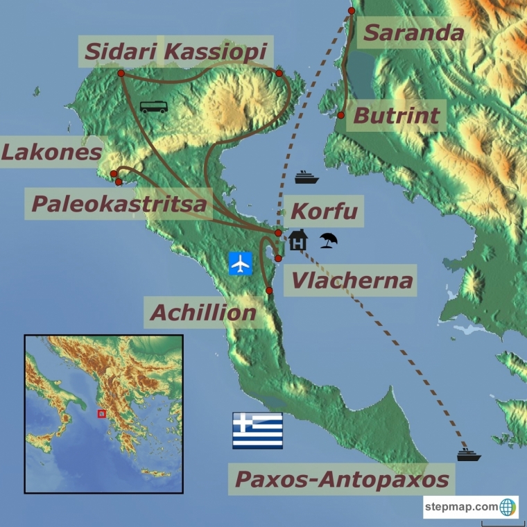Kreeka - Korfu - kultuuri- ja puhkusereis