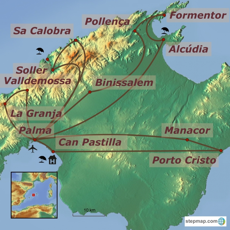 Hispaania - Mallorca kultuuri- ja puhkusereis