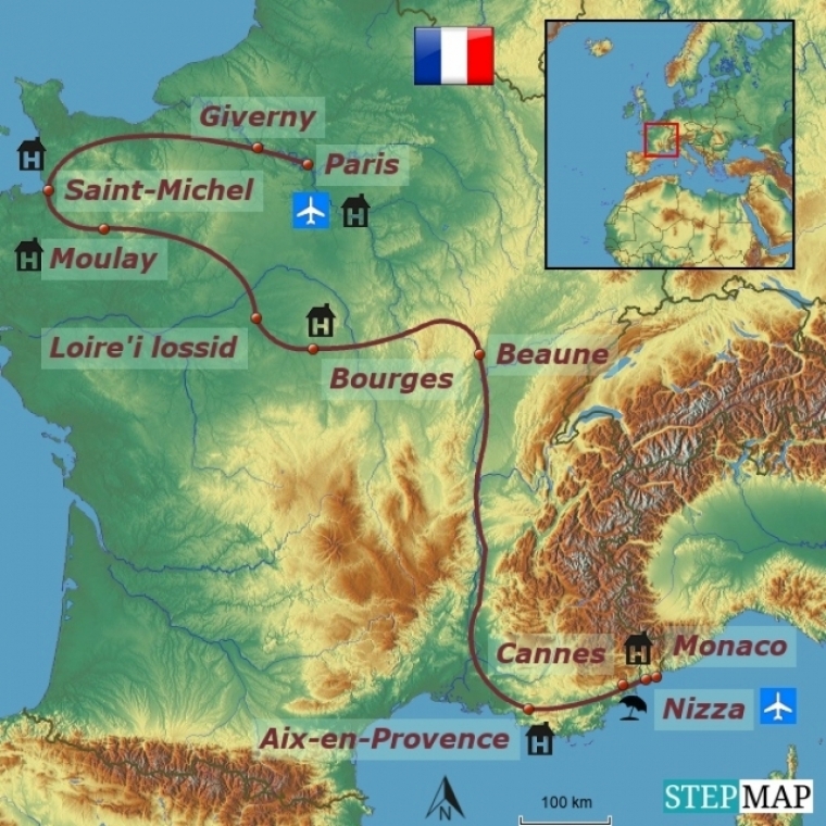 Prantsusmaa - suur ringreis