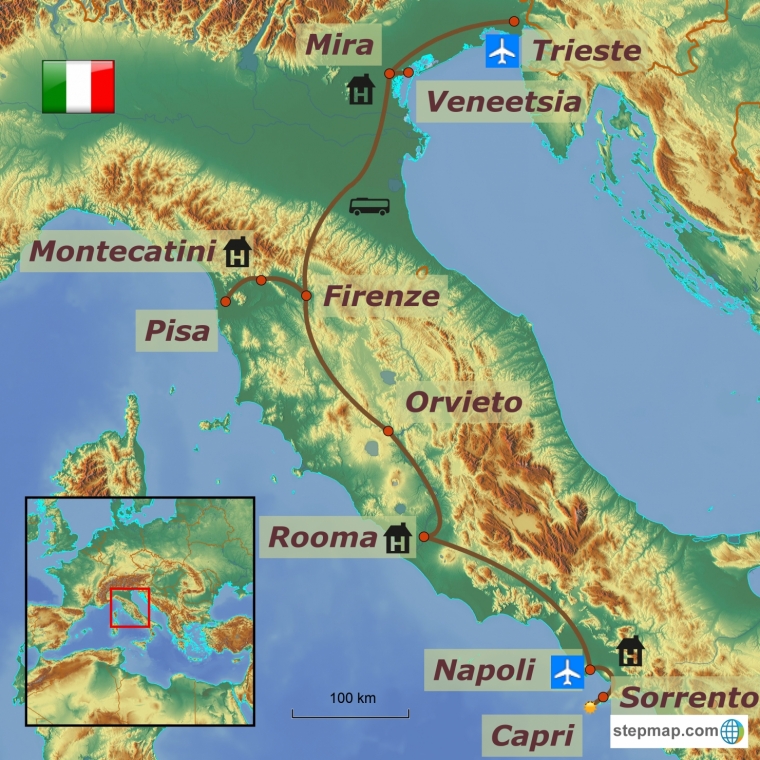 Itaalia - klassikaline Grand Tour