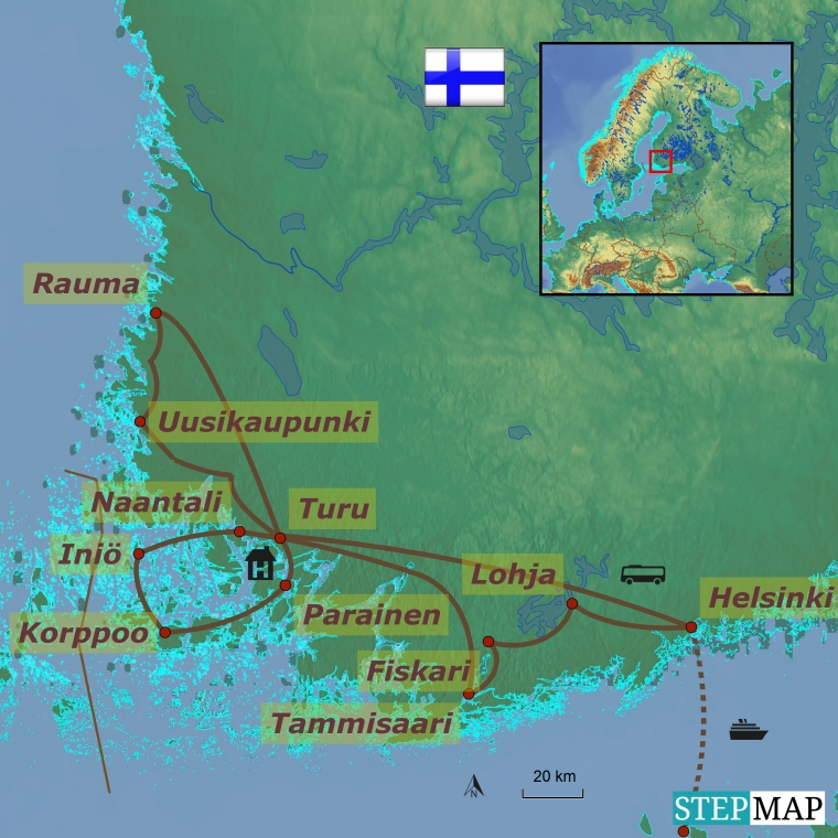 Soome - elamusretk Soome lõunarannikul ja Turu saarestikus