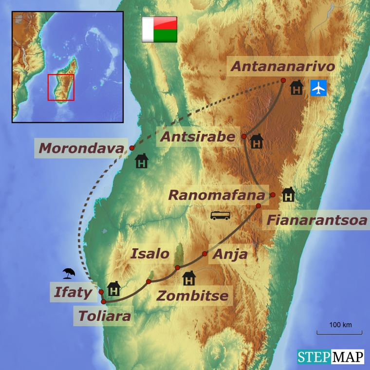 Madagaskar - ainulaadne loodusreis