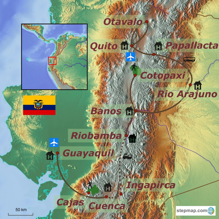Ecuador ja Galapagose saared - kultuuri- ja loodusreis