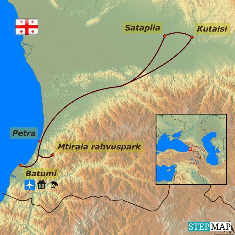Gruusia - Batumi kultuuri- ja puhkusereis