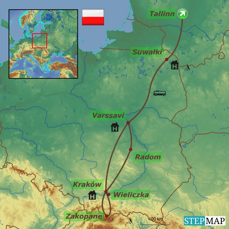 Poola - Lõuna-Poola ja Krakow