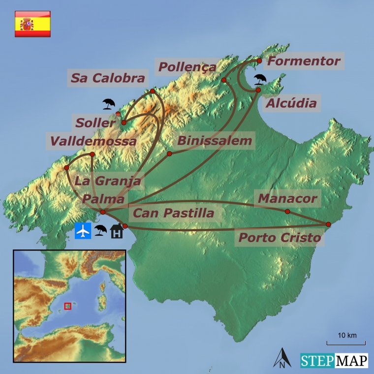 Hispaania - Mallorca kultuuri- ja puhkusereis