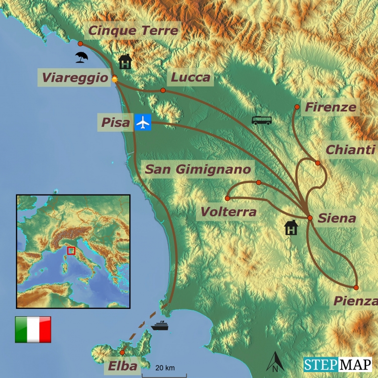 Itaalia - Toscana romantilised paigad