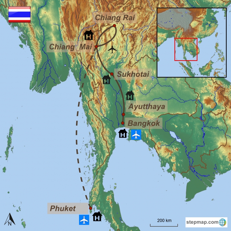 Tai kuningriik - suur ringreis koos Chiang Mai ja Chiang Raiga