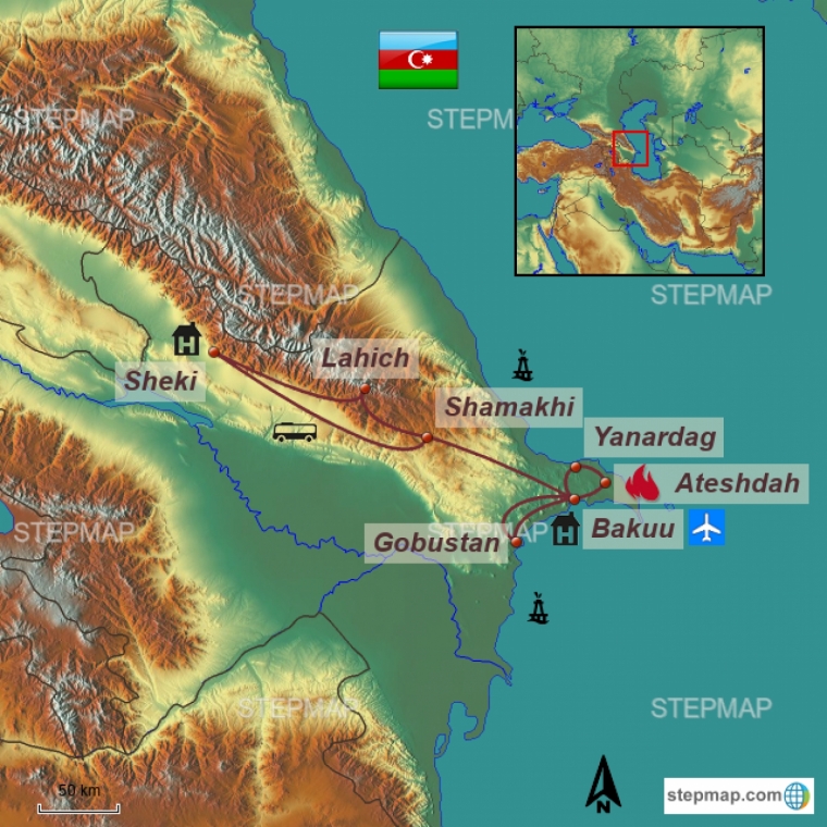 Aserbaidžaan – reis tuledemaale