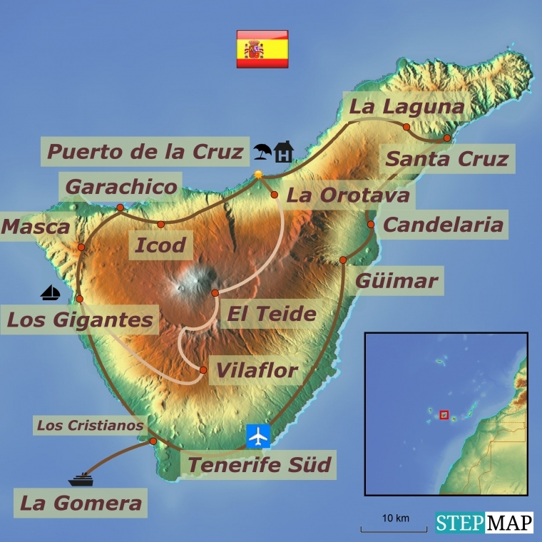Hispaania - Tenerife kultuuri- ja puhkusereis