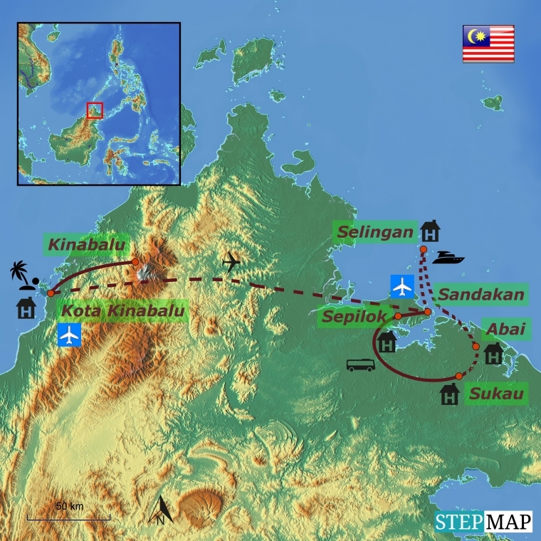 Malaisia - aastavahetus Borneo saarel