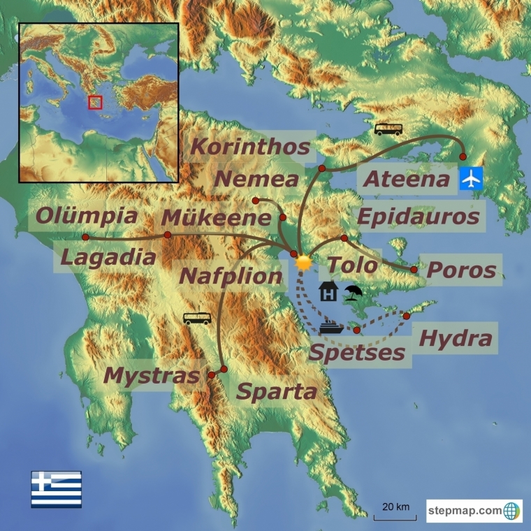 Kreeka kultuuri- ja puhkusereis Tolos