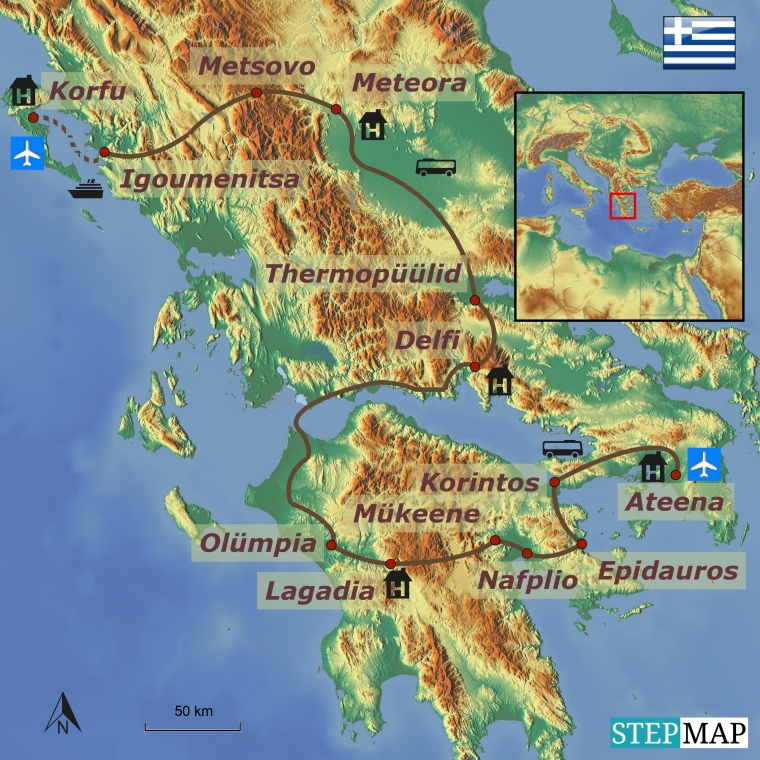 Kreeka odüsseia - Mandri-Kreeka ja Korfu