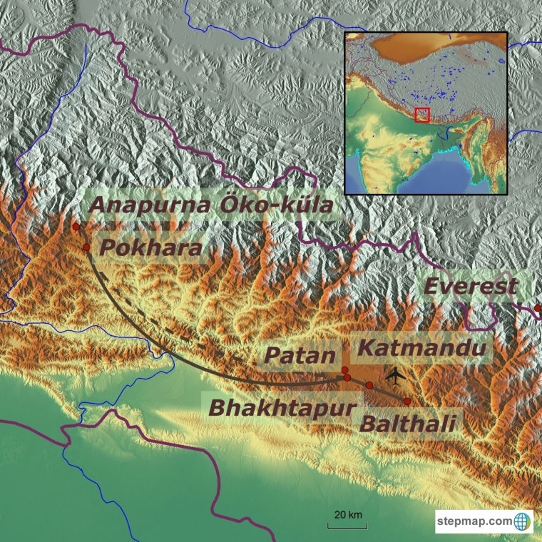 Nepal - kultuuri- ja loodusreis maailma katusel koos Tihari pidustustega