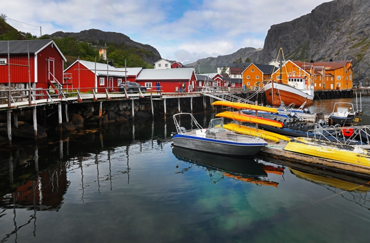 Norra - kesköine päike ja Nordkapp